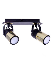 Lampa sufitowa WILSON BLACK 2xGU10