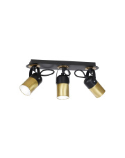 Lampa sufitowa WILSON BLACK 3xGU10