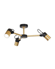 Lampa sufitowa WILSON BLACK 3xGU10