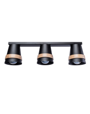 Lampa sufitowa VENEZIA BLACK 3xE27