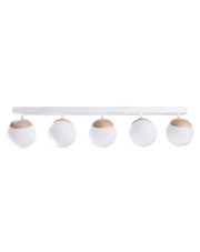 Lampa sufitowa SFERA WOOD 5xE14