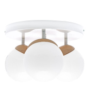Lampa sufitowa SFERA WOOD 3xE14