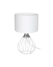 Lampa stołowa KANE WHITE 1xE27