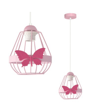 Lampa wisząca KAGO PINK 1XE27