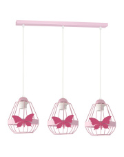 Lampa wisząca KAGO PINK 3XE27