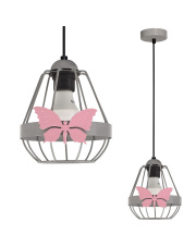 Lampa wisząca KAGO GRAY 1xE27