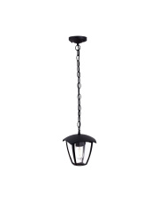 Lampa ogrodowa wisząca FOX BLACK 1xE27