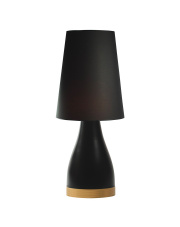 Lampa ceramiczna BELLA mała czarno-złota