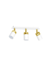 Lampa sufitowa JOKER WHITE/GOLD 3xGU10