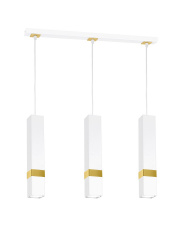 Lampa wisząca VIDAR WHITE/GOLD 3xGU10