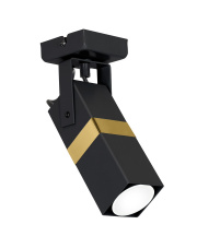 Kinkiet VIDAR BLACK/GOLD1xGU10