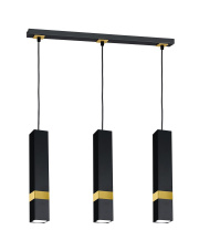 Lampa wisząca VIDAR BLACK/GOLD 3xGU10