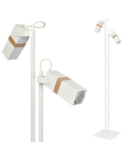 Lampa podłogowa VIDAR WHITE 2xGU10