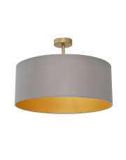 Lampa sufitowa BEN GREY/GOLD 3xE27