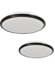 Plafon TERMA BLACK 18W LED IP44 Ø280 mm