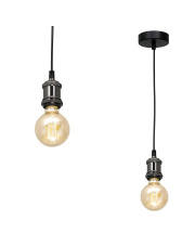 Lampa wisząca EDISON CZARNY 1xE27