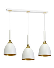 Lampa wisząca CLARK WHITE/GOLD 3xE27