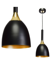 Lampa wisząca CLARK BLACK/GOLD 1xE27