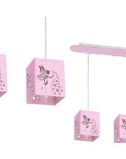 Lampa wisząca FAIRY PINK 3xE27 60W