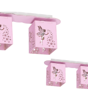 Lampa sufitowa FAIRY PINK 3xE27 60W