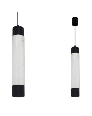 Lampa wisząca MARBLE WHITE/BLACK 1xGU10