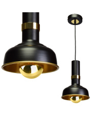 Lampa wisząca MARGO BLACK/GOLD 1xE27