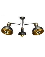 Lampa sufitowa MARGO 3xE27 BLACK/GOLD 3xE27