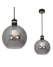 Lampa wisząca OMEGA BLACK / GOLD 1xE27