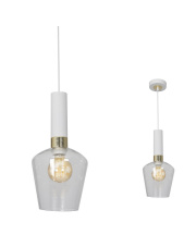 Lampa wisząca ROMA WHITE 1xE27