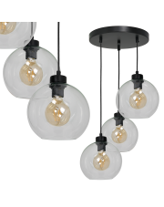 Lampa wisząca SOFIA CLEAR 3xE27