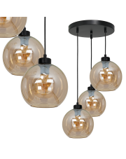 Lampa wisząca SOFIA AMBER 3xE27