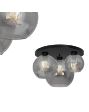 Lampa sufitowa SOFIA SMOKED 3xE27