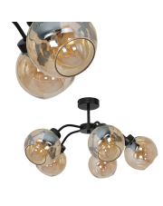 Lampa sufitowa SOFIA AMBER 5xE27