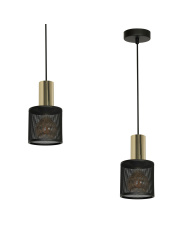 Lampa Wisząca ARES GOLD 1xE27