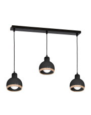 Lampa wisząca OVAL BLACK 3xE27