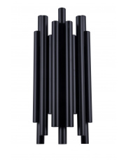 Kinkiet Organic Black nowoczesna oprawa w kolorze czarnym W0286 MaxLight