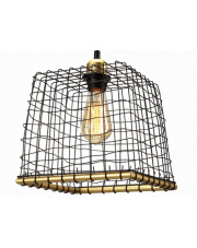 Lampa wisząca BASKET P19003 Auhilon oprawa w kolorze czarnym 