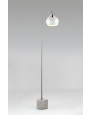 Lampa stołowa TARGA 1pł LS-MT1699 Auhilon oświetlenie w odcieniach szarości i miedzi 