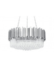 Lampa wisząca IMPERIAL SILVER 80 - stal, kryształ