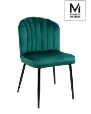 MODESTO krzesło RANGO zielone - welur, metal