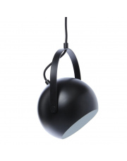 FRANDSEN lampa wisząca BALL W/HANDLE czarny mat