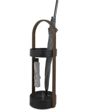 UMBRA stojak na parasolki HUB czarny - drewno, metal