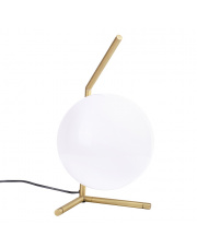 Lampa biurkowa HALM 1 - mosiądz, szkło