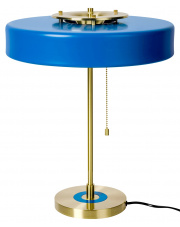 Lampa biurkowa ARTE niebieska - aluminium, szkło