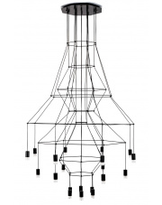 Lampa wisząca FLUSSO 20 czarna