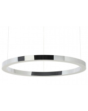 Lampa wisząca RING 100 srebrna - LED, stal polerowana