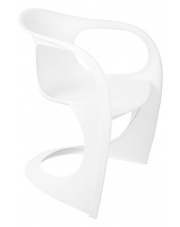 Krzesło MANTA białe - polipropylen