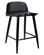 Krzesło barowe BOOGY czarne