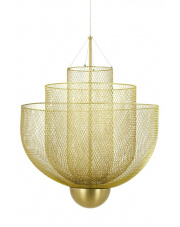 Lampa wisząca ILLUSION XL 90 złota - LED, metal