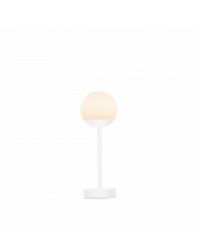 NEW GARDEN lampa stołowa NORAI SLIM 35 BATTERY white